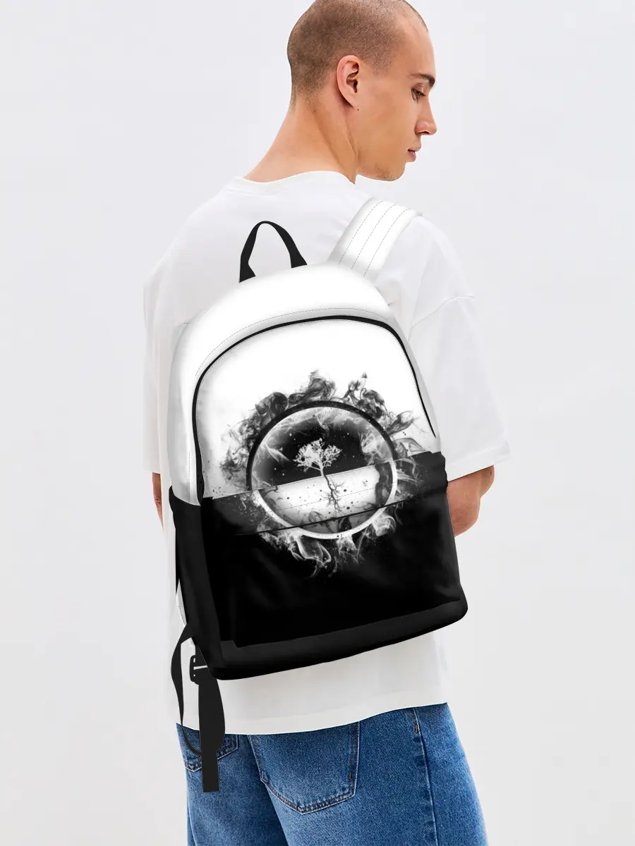 Рюкзак джинсовый / Black and White