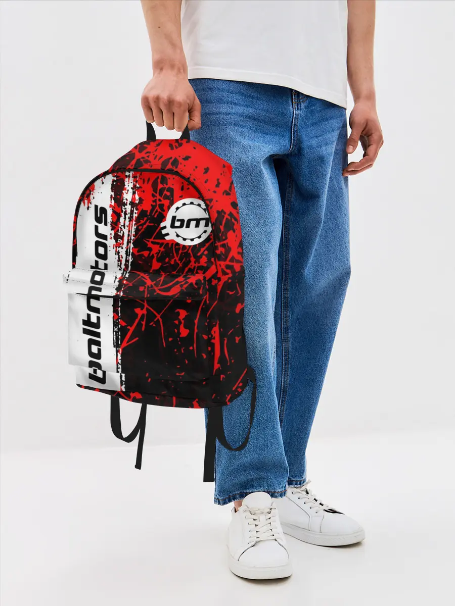 Рюкзак джинсовый / BALTMOTORS / БАЛТМОТОРС