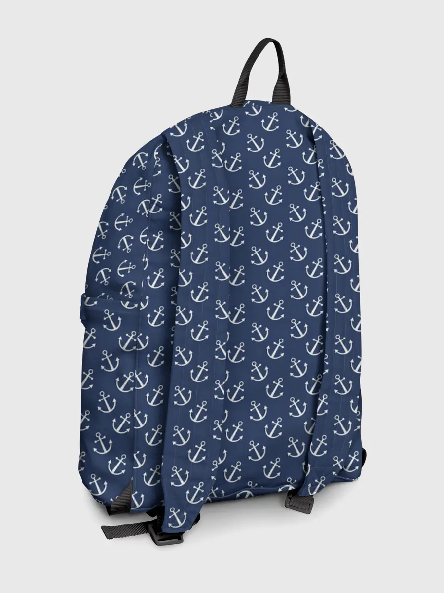 Рюкзак джинсовый / Якоря