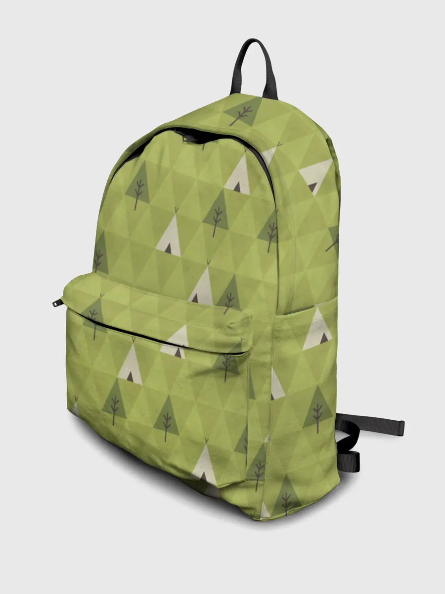 Рюкзак джинсовый / Лес | Текстура