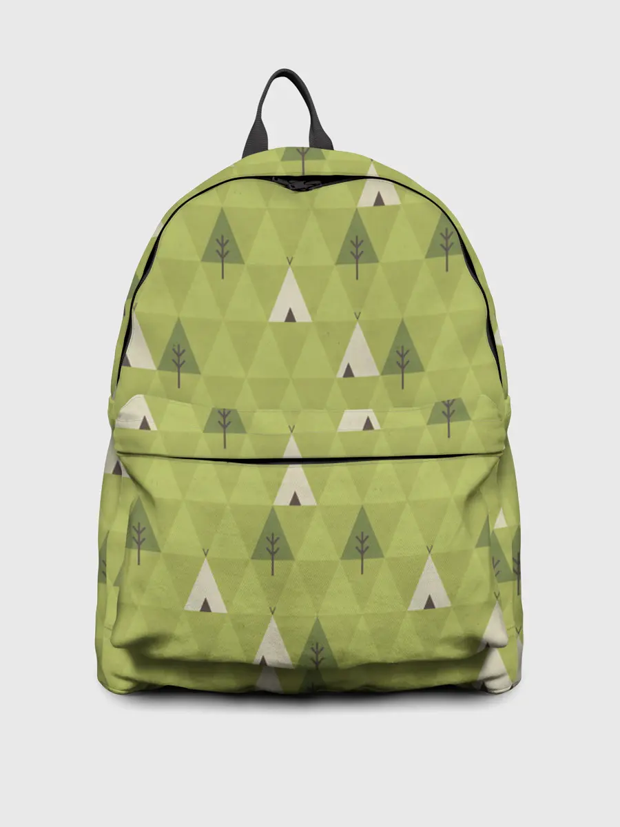 Рюкзак джинсовый / Лес | Текстура