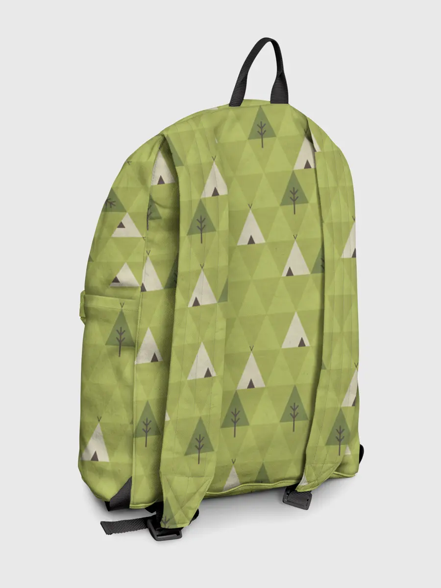 Рюкзак джинсовый / Лес | Текстура