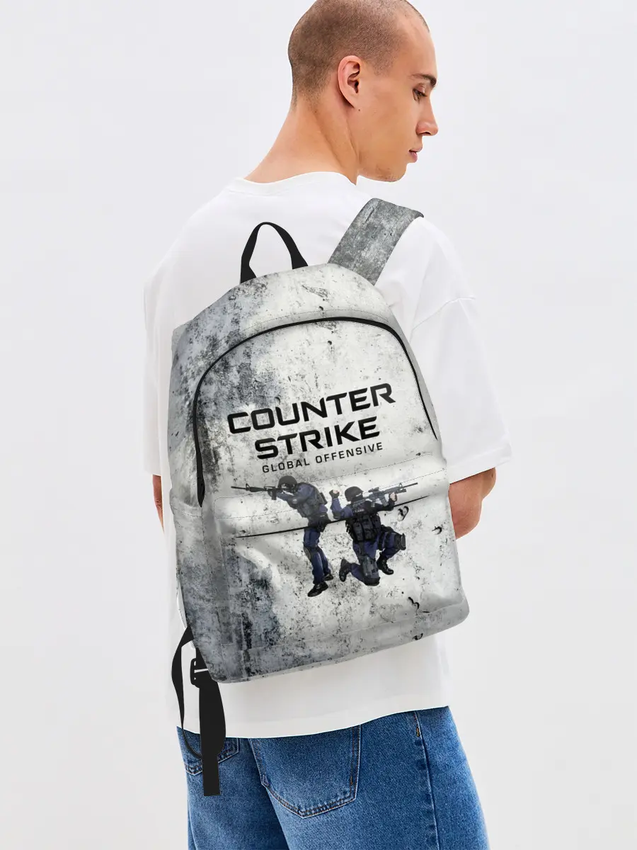 Рюкзак джинсовый / COUNTER TERRORIST | CS GO