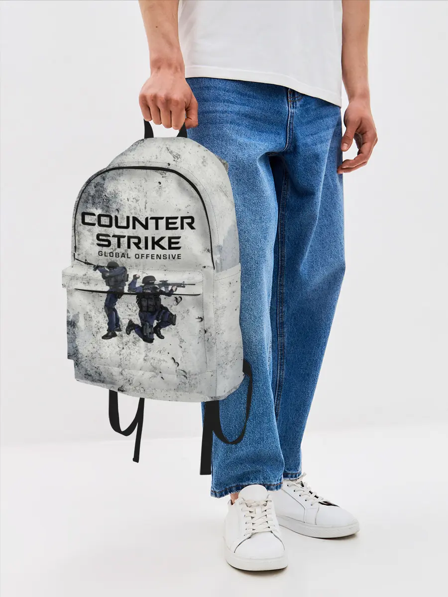 Рюкзак джинсовый / COUNTER TERRORIST | CS GO