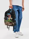 Рюкзак джинсовый / Пивозавр - Краска