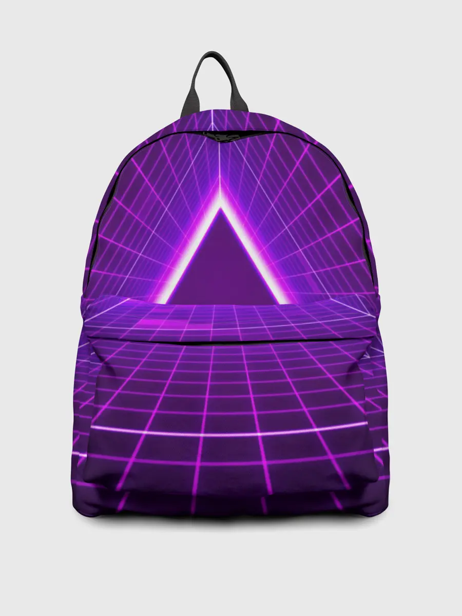 Рюкзак джинсовый / Фон в стиле ретро 80-х