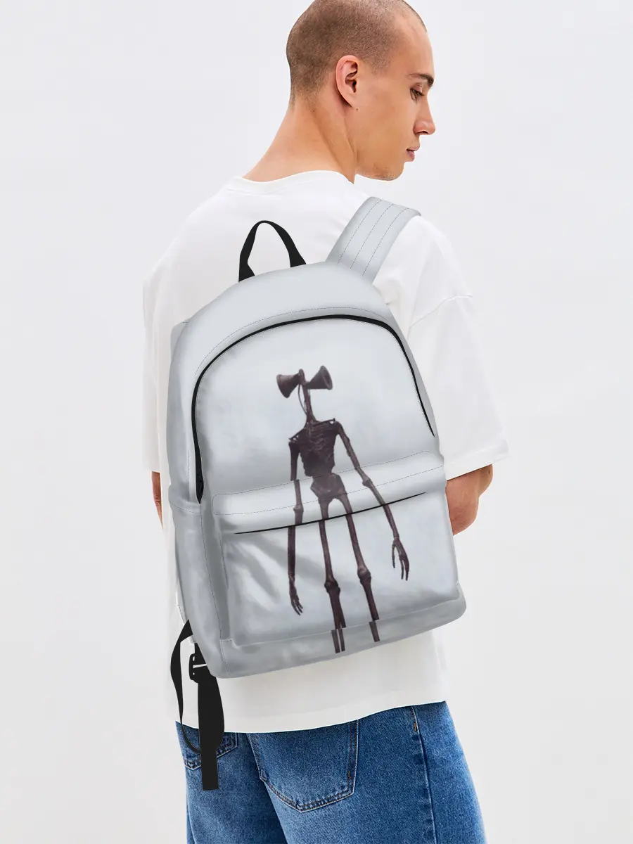 Рюкзак джинсовый / Сиреноголовый Скелет