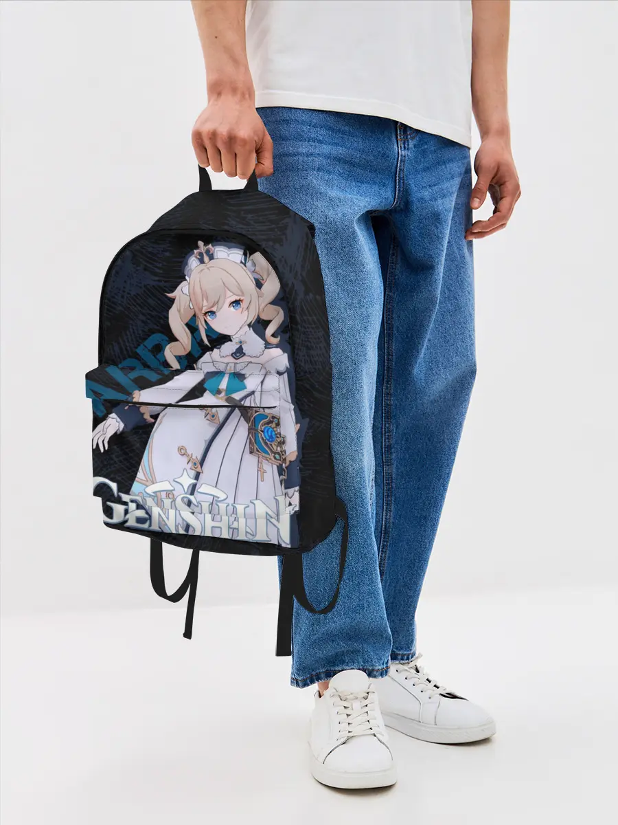 Рюкзак джинсовый / Барбара Genshin Impact