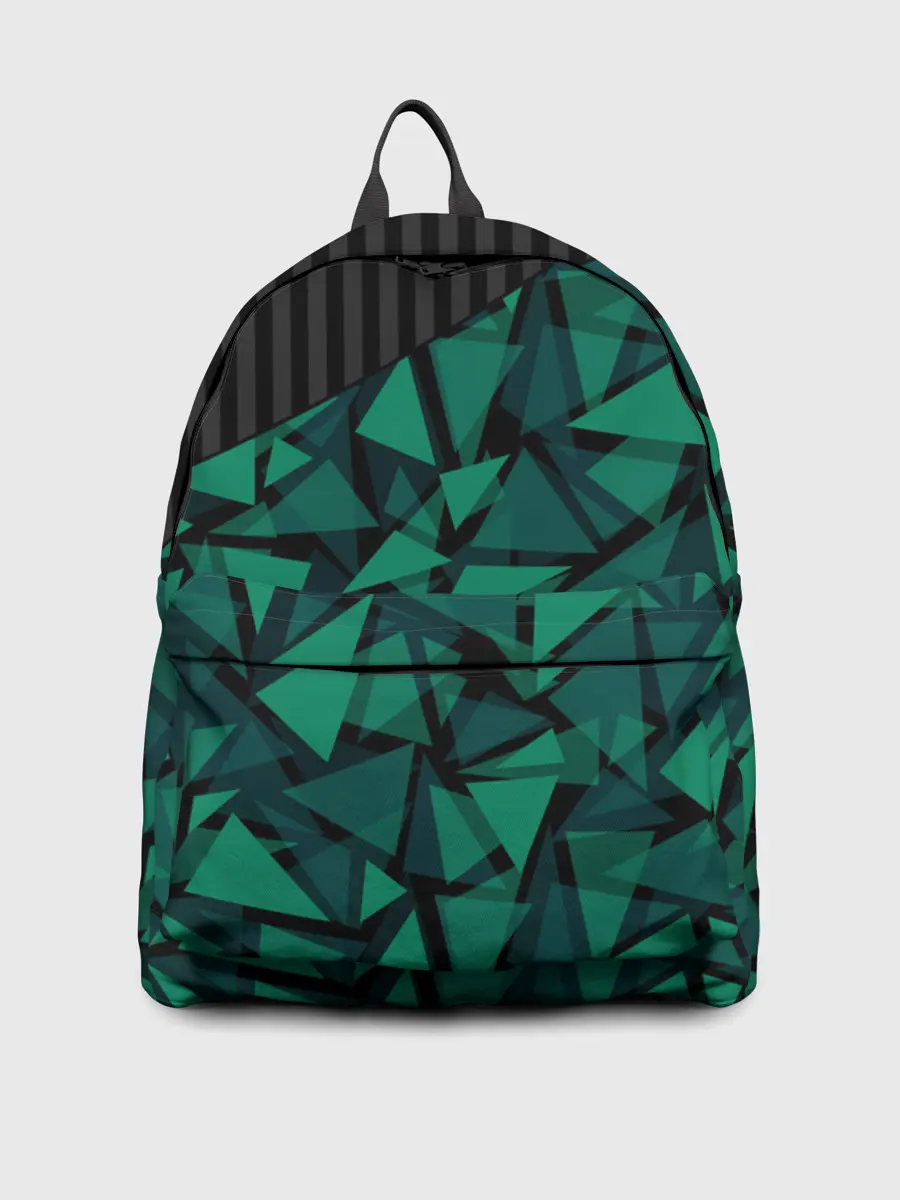 Рюкзак джинсовый / Геометрический узор