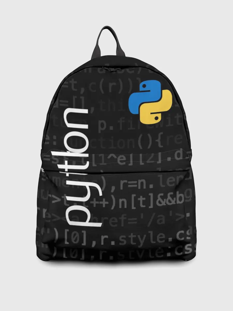 Рюкзак джинсовый / PYTHON / ПАЙТОН