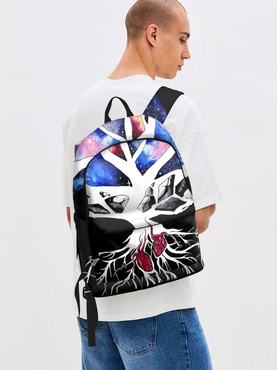 Рюкзак джинсовый / Звёздные сердца