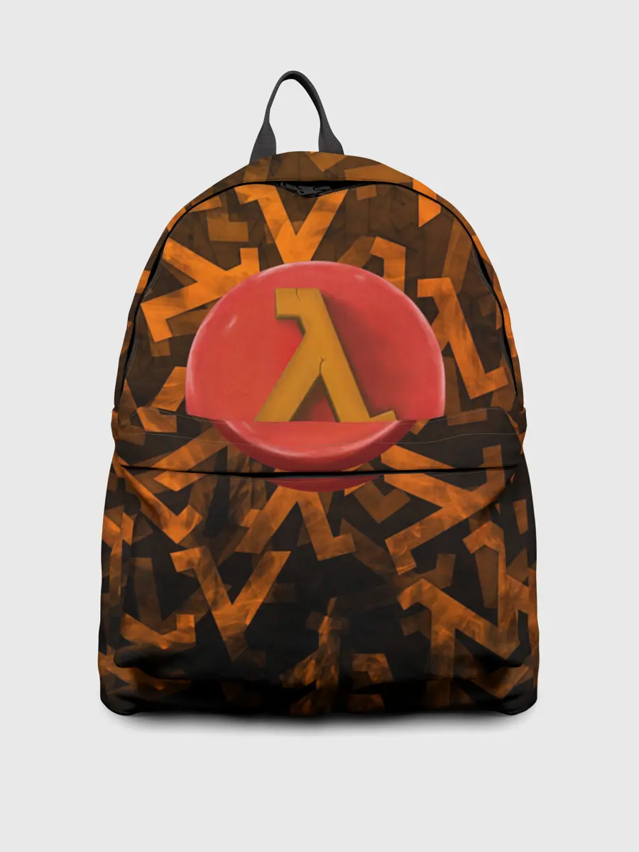 Рюкзак джинсовый / ЛОГО КНОПКА | HALF-LIFE