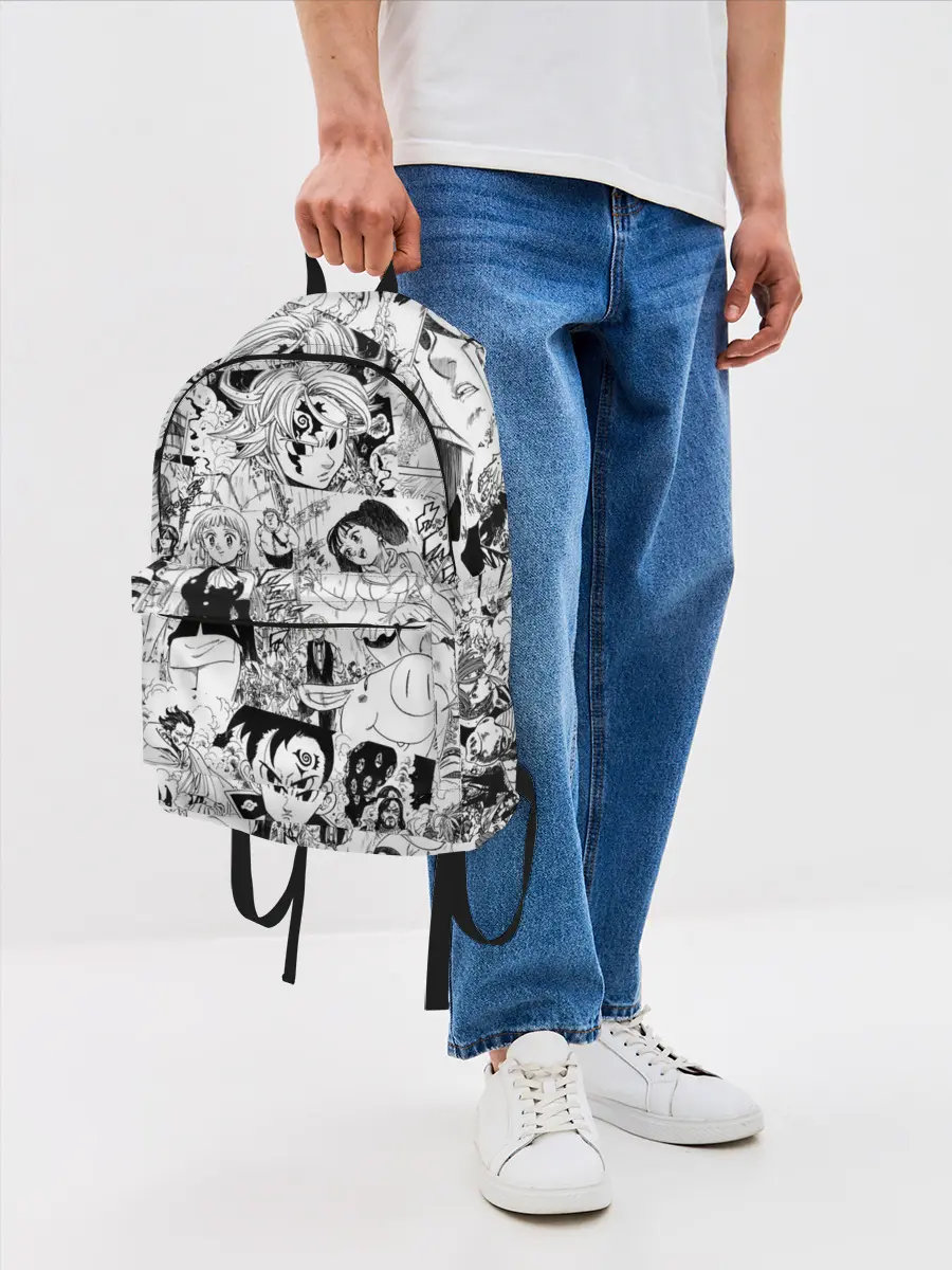 Рюкзак джинсовый / Семь смертных грехов, манга