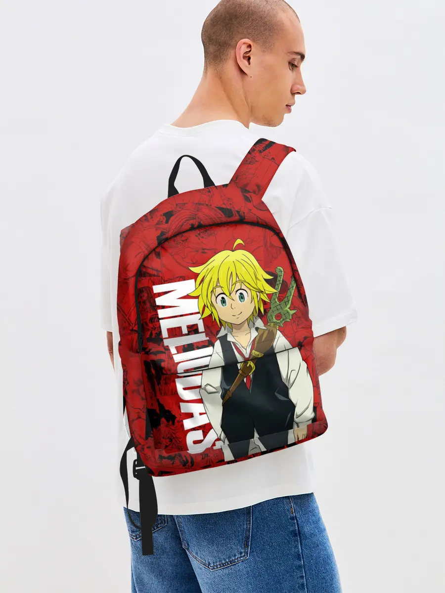Рюкзак джинсовый / Мелиодас, Meliodas