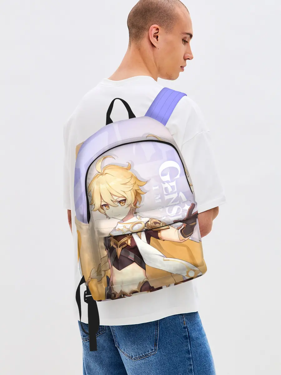 Рюкзак джинсовый / Genshin Impact, Путешественник