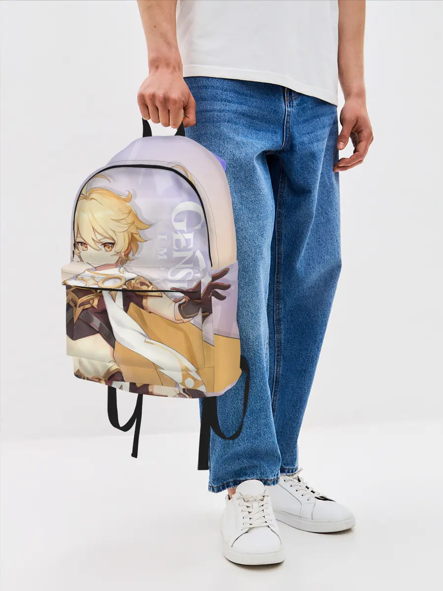 Рюкзак джинсовый / Genshin Impact, Путешественник