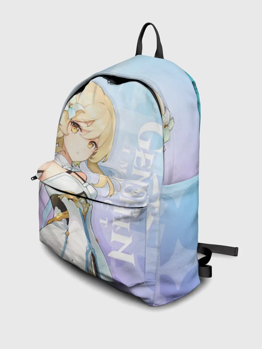 Рюкзак джинсовый / Genshin Impact Путешественница