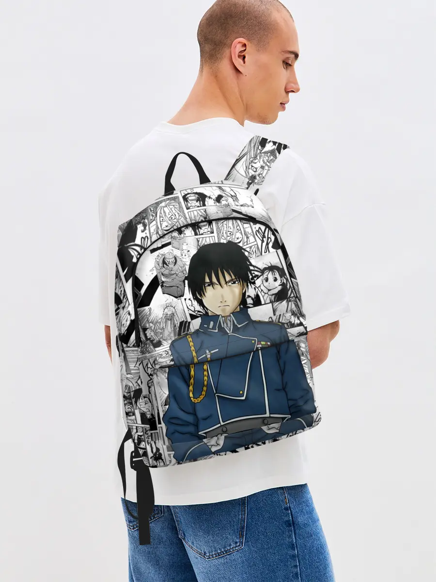 Рюкзак джинсовый / Полковник Мустанг