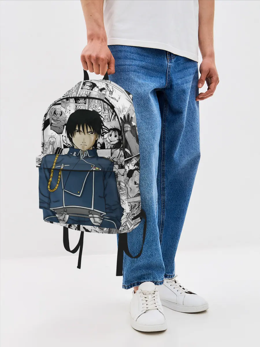 Рюкзак джинсовый / Полковник Мустанг