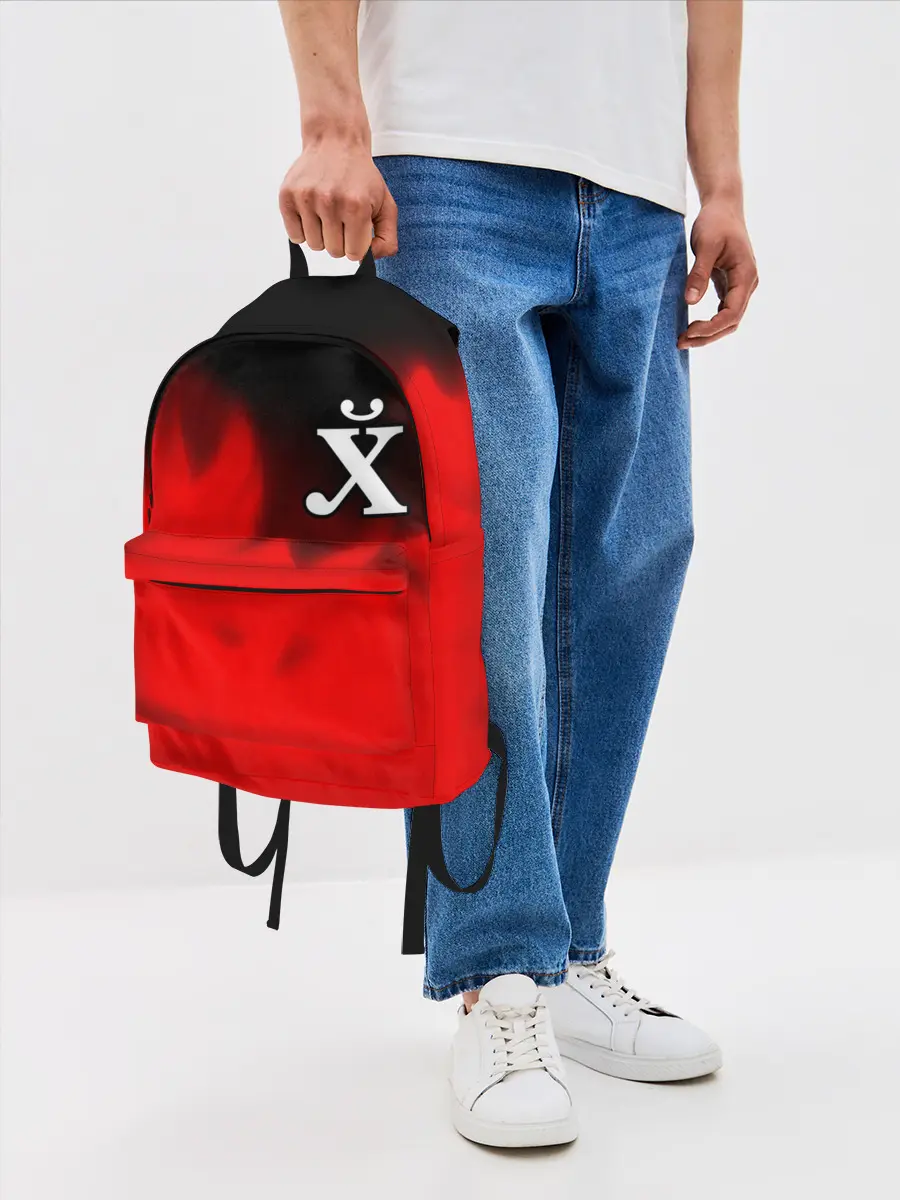 Рюкзак джинсовый / Поймет Только Русский - Огонь