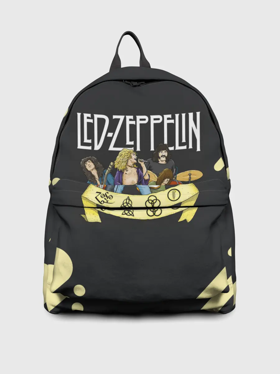 Рюкзак джинсовый / LED ZEPPELIN | ЛЕД ЗЕППЕЛИН