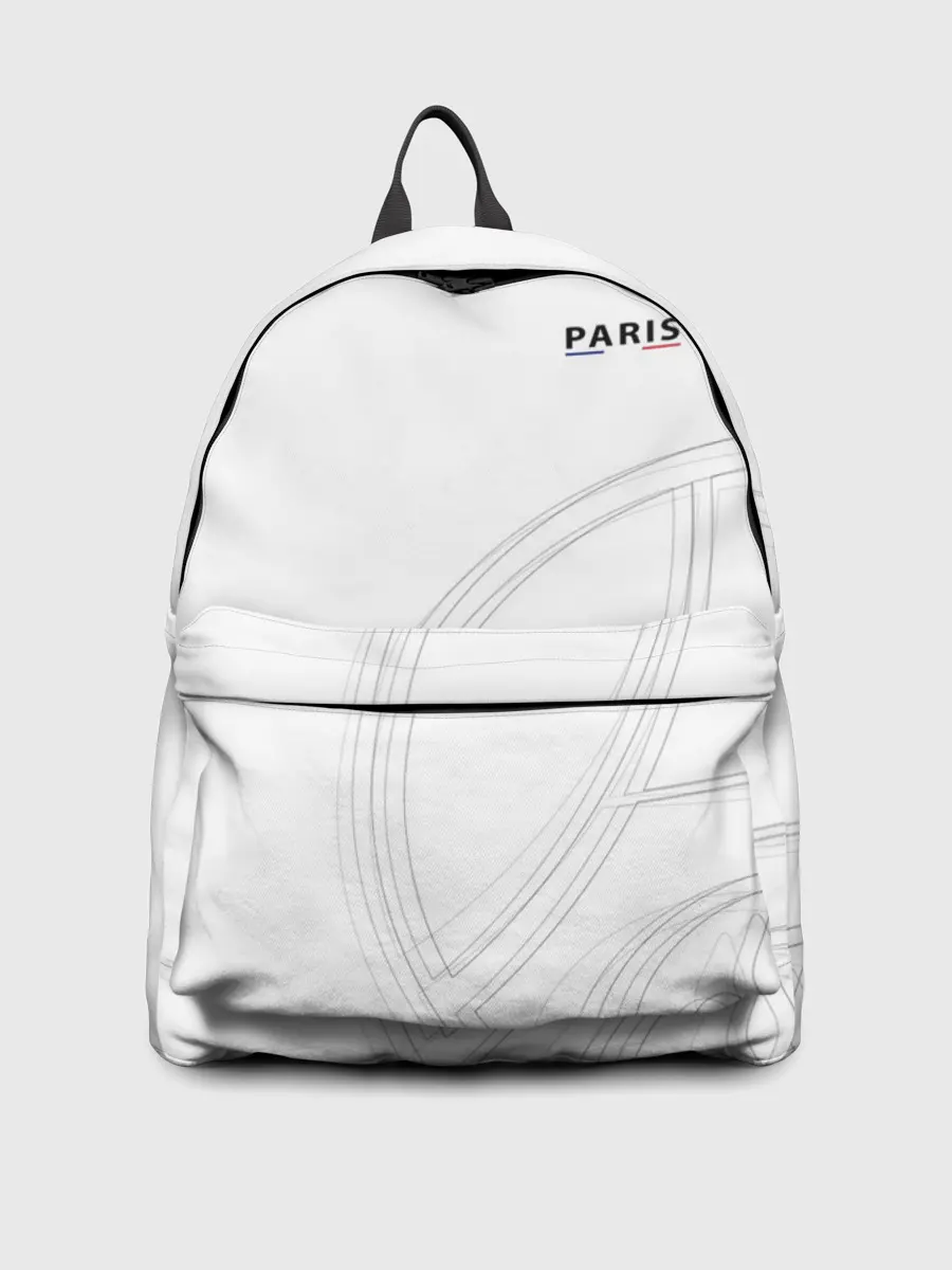 Рюкзак джинсовый / PSG | Core Big Logo White