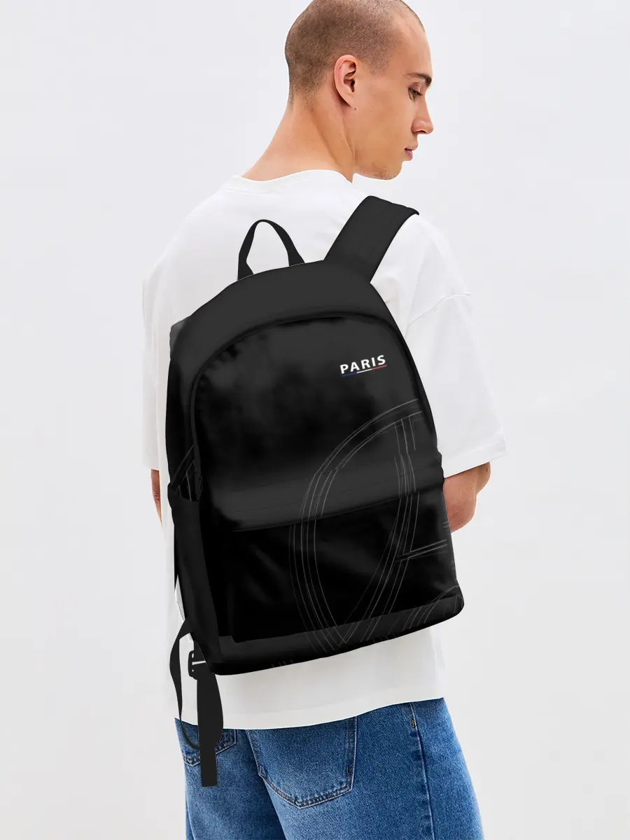 Рюкзак джинсовый / PSG | Core Big Logo Black