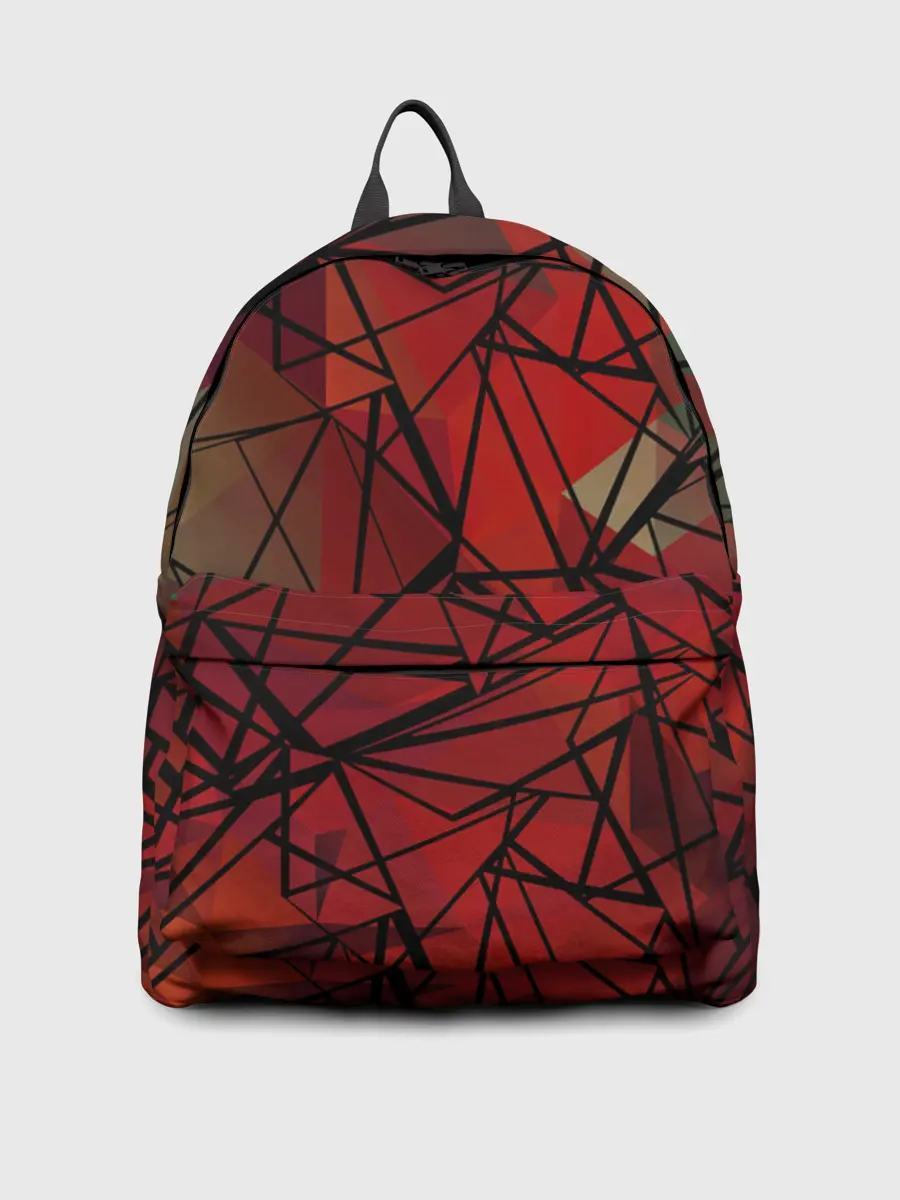 Рюкзак джинсовый / Абстрактный геометрический