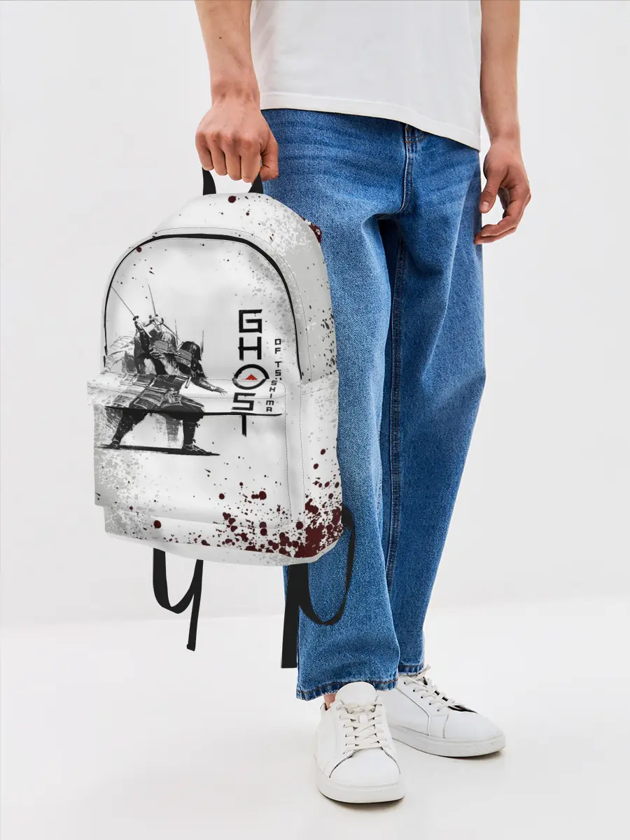 Рюкзак джинсовый / Ghost of Tsushim | Призрак Цусима