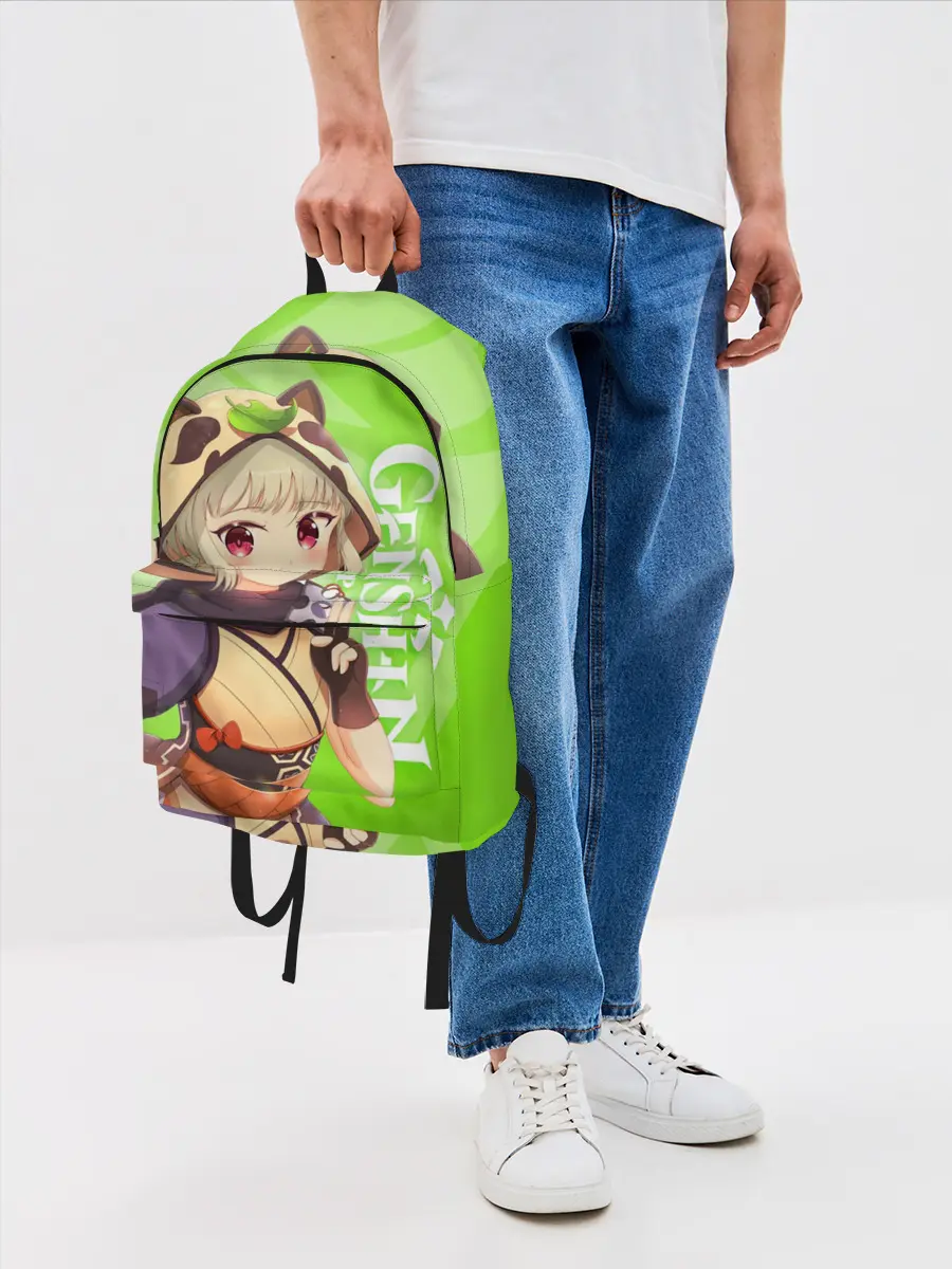 Рюкзак джинсовый / Genshin Impact, Саю