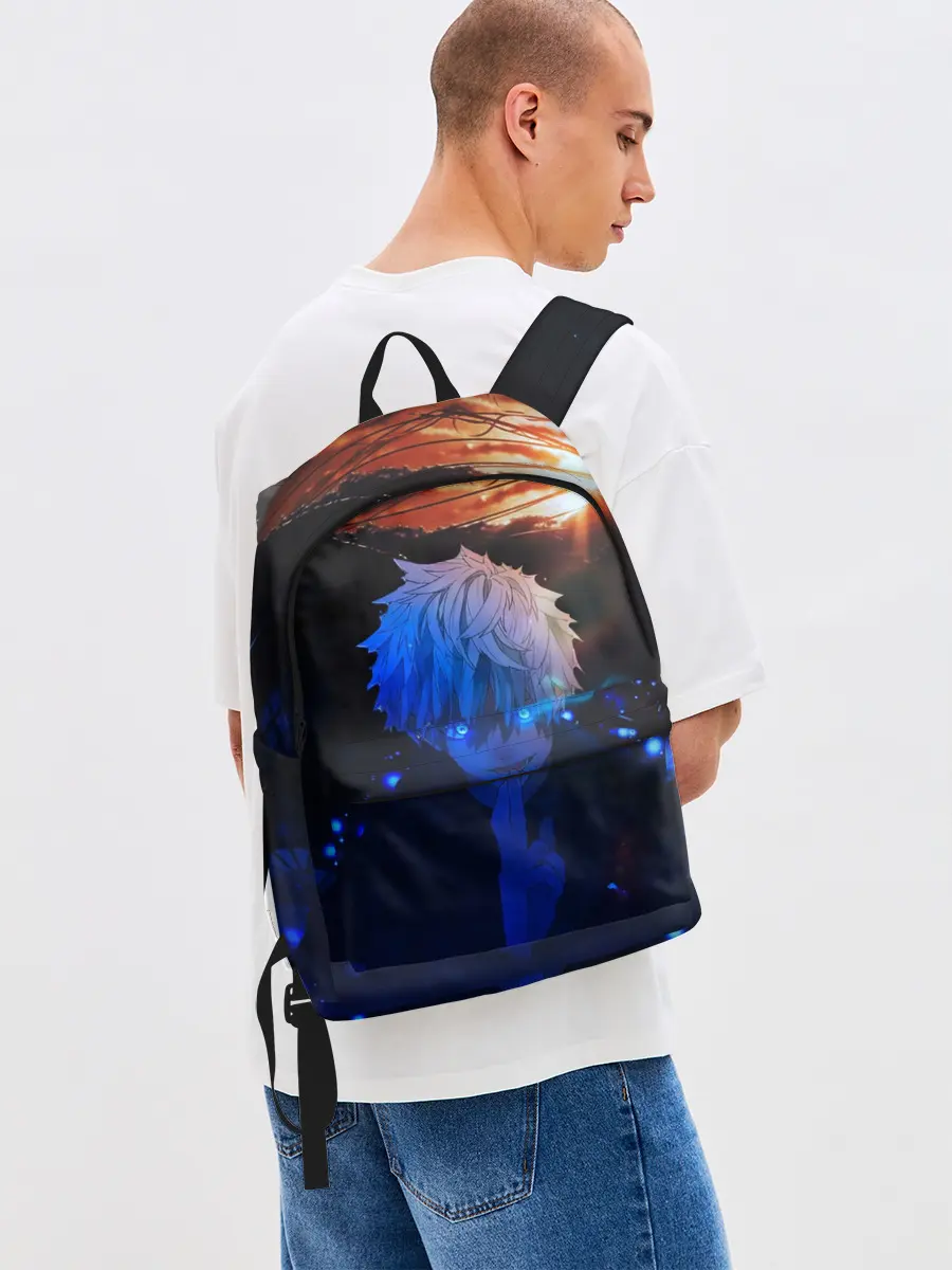 Рюкзак джинсовый / Сатору гото голубые глаза