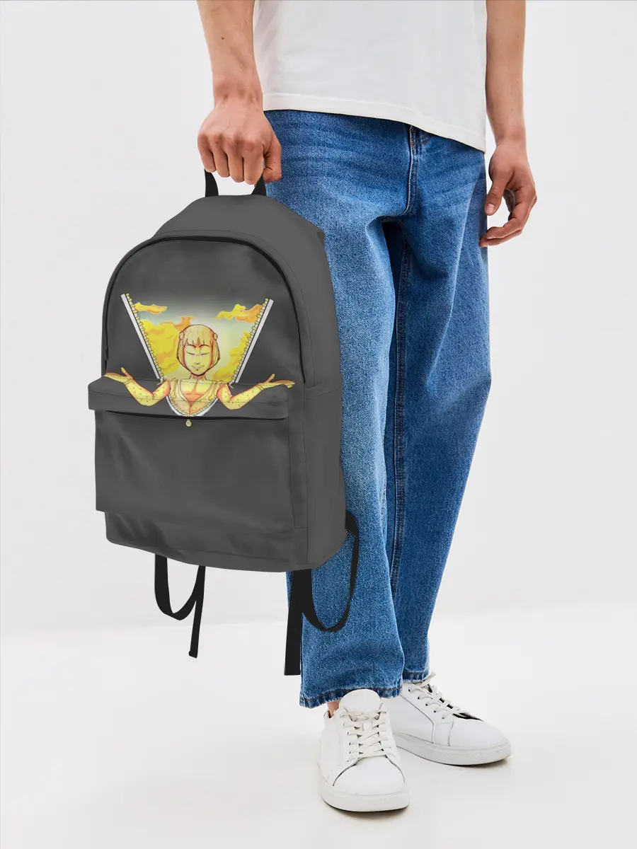 Рюкзак джинсовый / Прощай, Бруно. JoJo