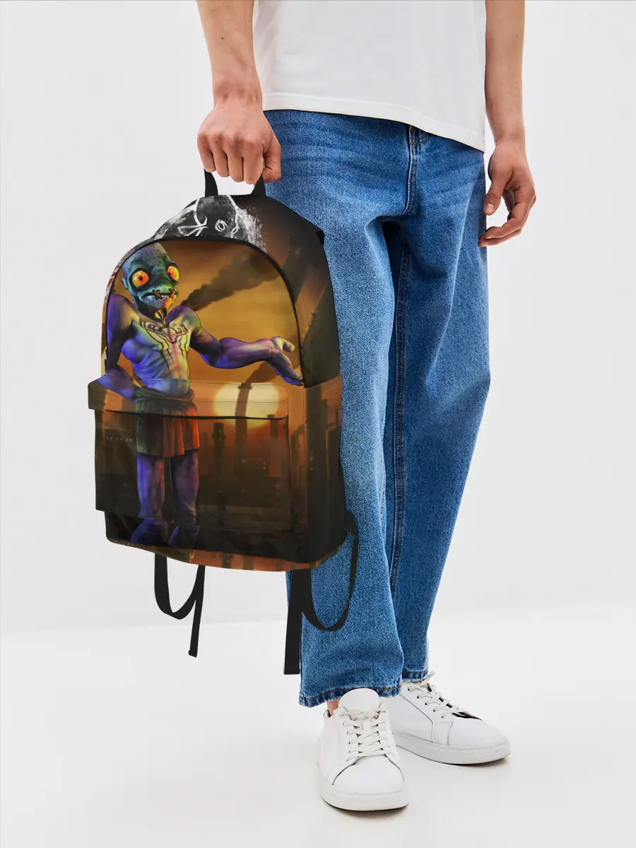 Рюкзак джинсовый / Oddworld