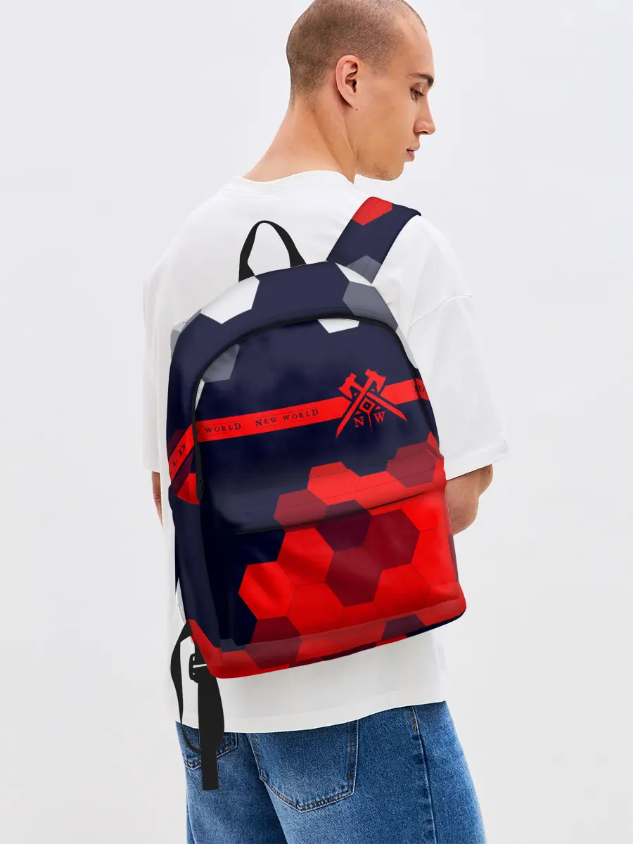 Рюкзак джинсовый / New World - Соты