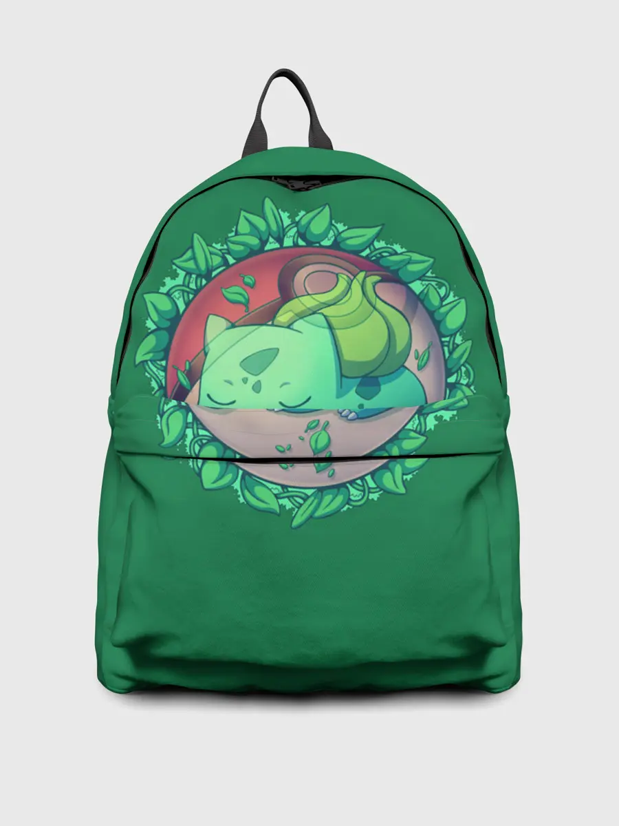 Рюкзак джинсовый / Спящий Бульбазавр