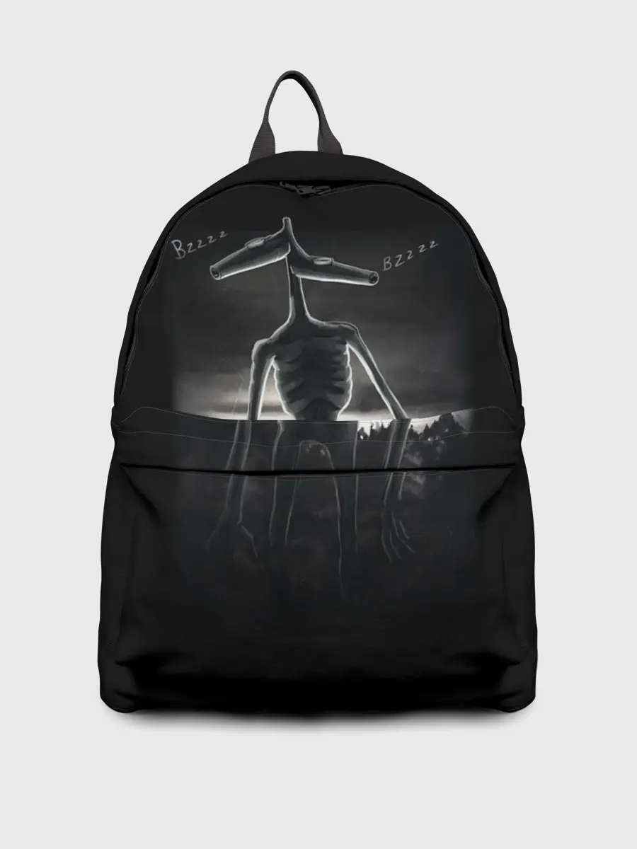 Рюкзак джинсовый / СИРЕНОГОЛОВЫЙ рисунок