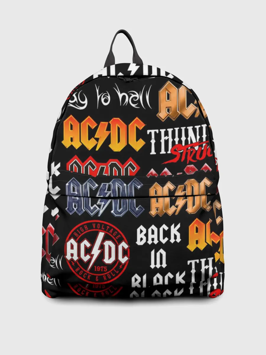 Рюкзак джинсовый / AC DC LOGOBOMBING