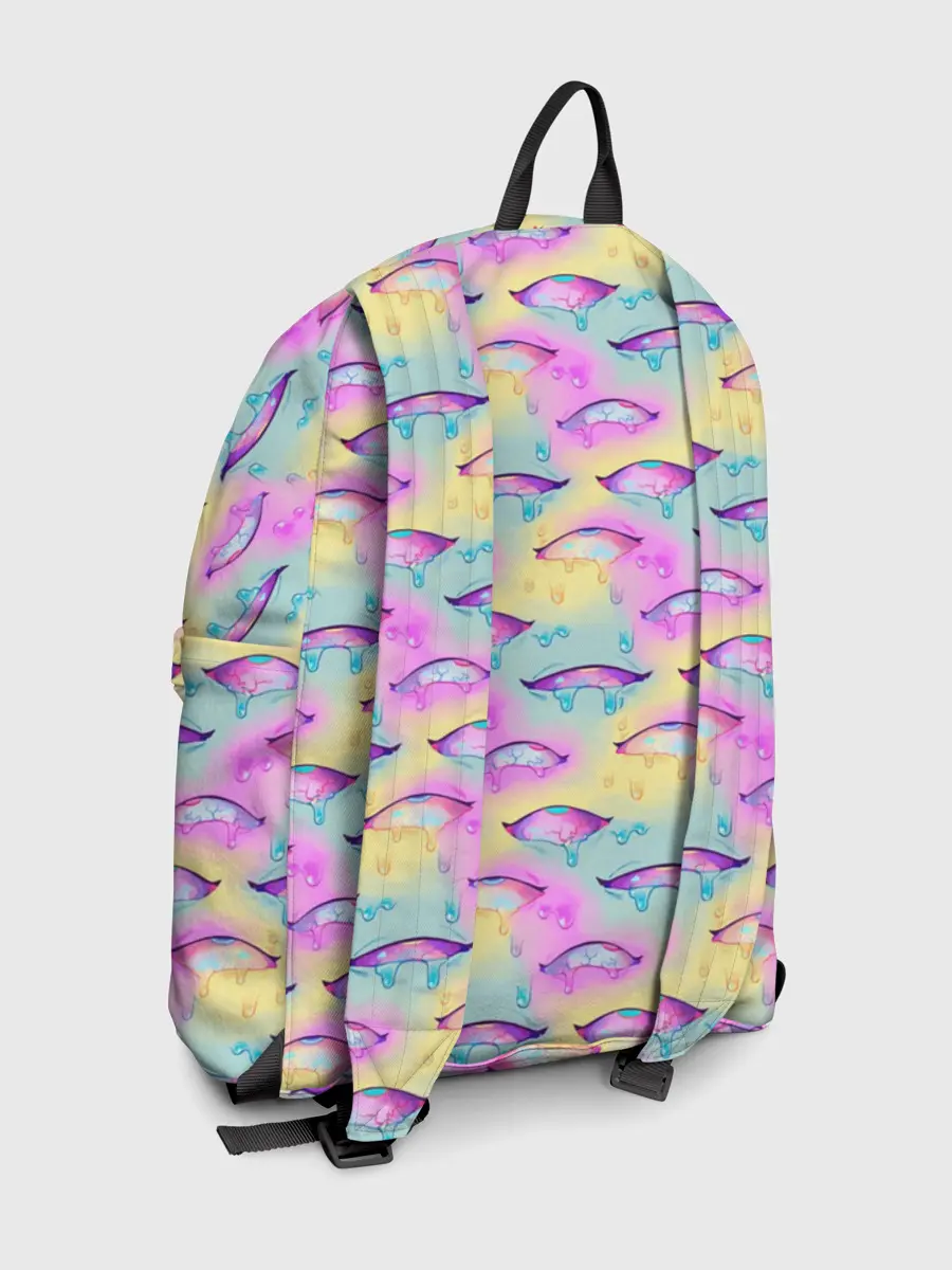 Рюкзак джинсовый / Влажные глазки | Ahegao Eyes