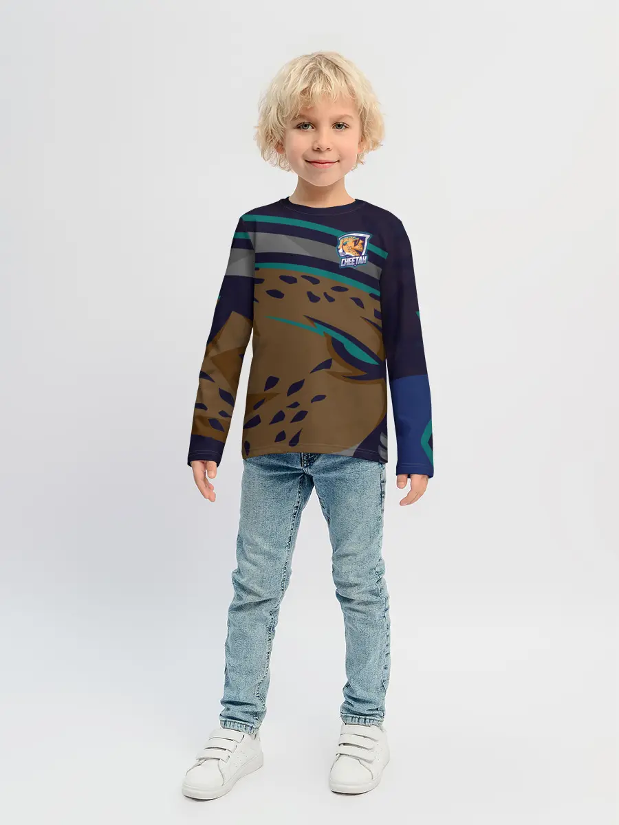 Детский лонгслив / Форма Cheetah