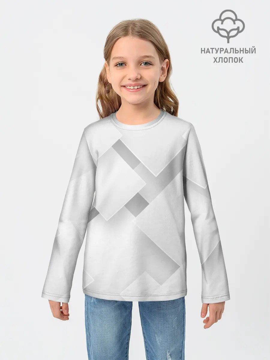 Детский лонгслив / Геометрическая Абстракция