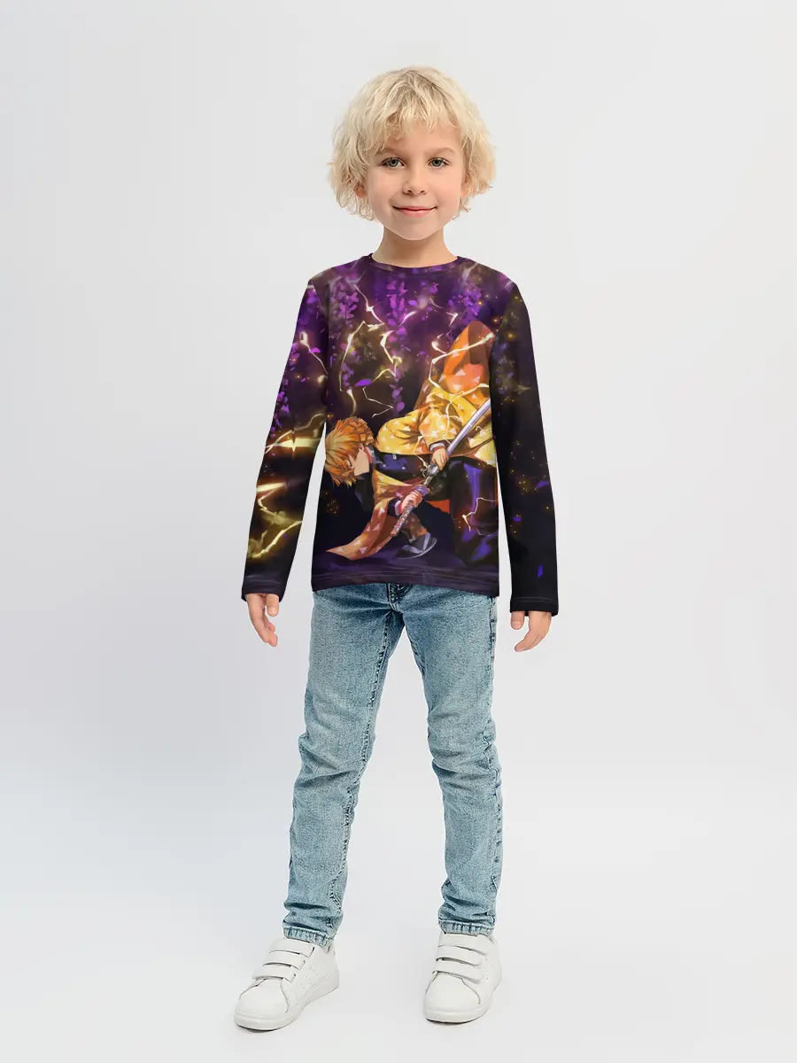 Детский лонгслив / Kimetsu no yaiba готовится