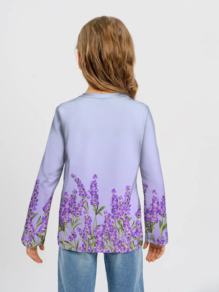 Детский лонгслив / Lavander