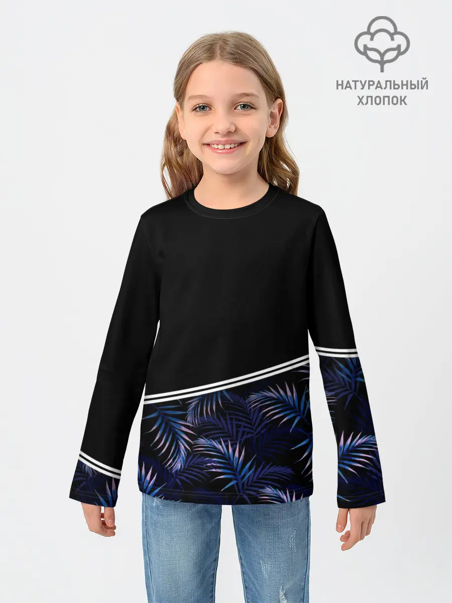 Детский лонгслив / Тропические
