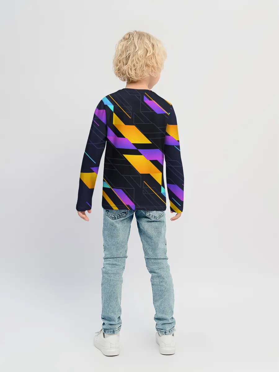 Детский лонгслив / Modern Geometry
