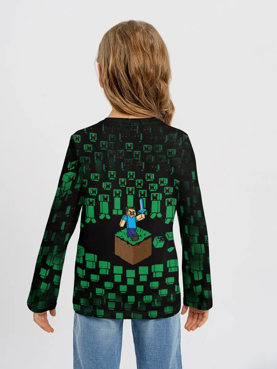Детский лонгслив / MINECRAFT