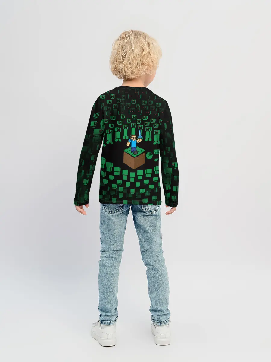 Детский лонгслив / MINECRAFT