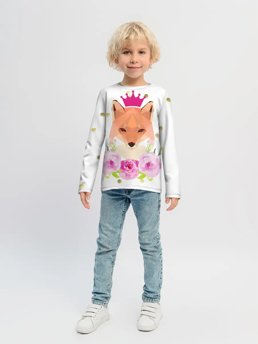 Детский лонгслив / Лиса