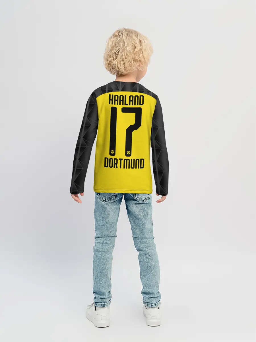 Детский лонгслив / Холанд home 19-20 UEFA