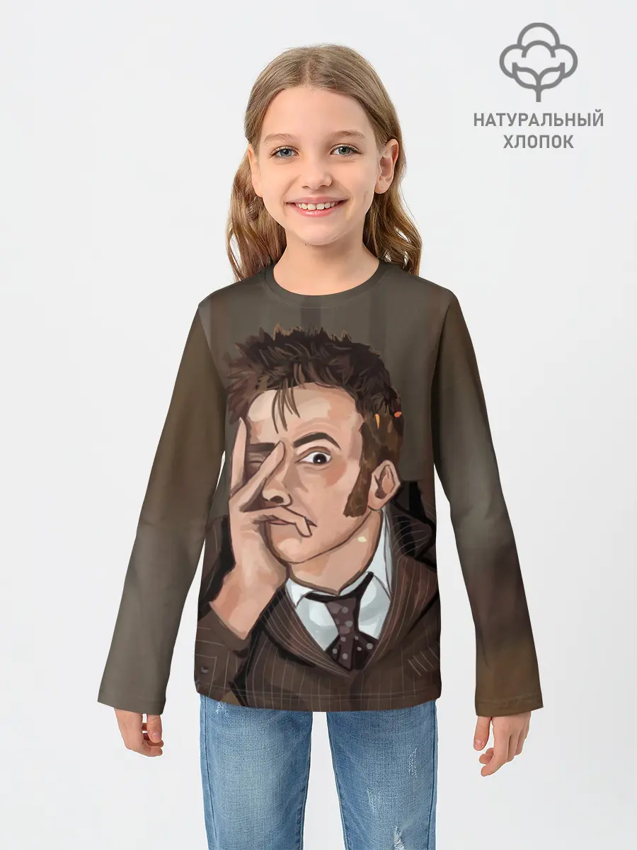 Детский лонгслив / 10TH DOCTOR WHO