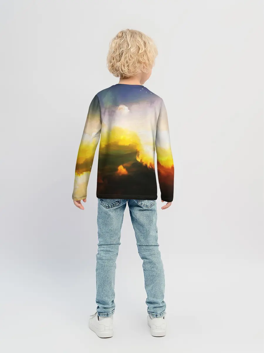 Детский лонгслив / Как приручить дракона